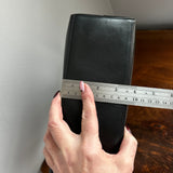 The Grackle - Vintage Gucci Bamboo Shoulder Bag in Black Leather
