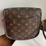 The Swift Crossbody - Vintage Monogram in Black