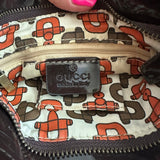 The Swan Messenger - Vintage Imprime Gucci in Brown