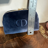 The Junco Crossbody Bag - Blue Velvet Dior
