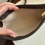 The Junco Crossbody - Vintage LV Monogram in Dark Brown