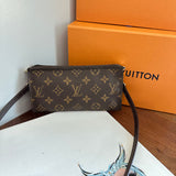 The Junco Crossbody - Vintage LV Monogram in Dark Brown