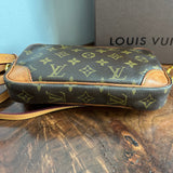 The Junco Crossbody Bag - Vintage Monogram in Tan