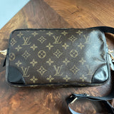 The Sparrow Crossbody Bag - Vintage LV Monogram in Black