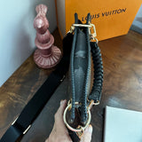 The Swan Crossbody - Vintage Monogram in Black