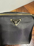 Black Nylon Prada Tag Sling/Fanny Bag