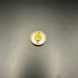 Upcycled Dior Gold Button Earring Studs