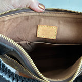 The Peacock Crossbody Handbag - Vintage LV in Black Monogram