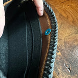 The Swan Crossbody - Vintage Monogram in Black