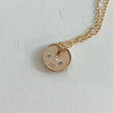 Gucci Bee Button Necklace - Gold-Filled Link Chain