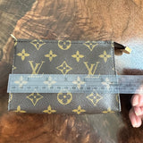 The Junco - Vintage Monogram Pouch
