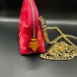 The Junco Crossbody Bag - Upcycled LV in Ikat