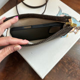 The Junco Crossbody - Vintage LV Monogram in Dark Brown