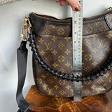 The Peacock Crossbody Handbag - Vintage LV in Black Monogram