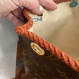 The Swan Crossbody - Vintage Monogram in Whiskey