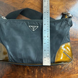 The Junco - Vintage Prada Shoulder Bag in Black/Bronze