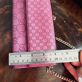 The Junco Wallet/Crossbody - Vintage GG in Purple