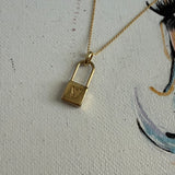 Upcycled LV Necklace
