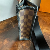 The Swan Crossbody - Vintage Damier in Black