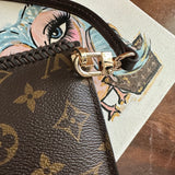 The Junco Crossbody - Vintage LV Monogram in Dark Brown