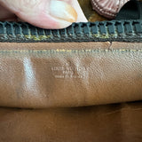 The Swan Crossbody - Vintage Monogram in Black