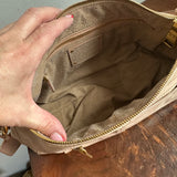 The Junco Shoulder Bag - Vintage Prada in Beige Pink Leather
