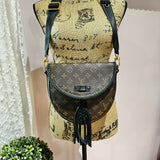 The Dove Crossbody - Vintage Monogram LV in Black