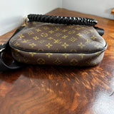The Peacock Crossbody Handbag - Vintage LV in Black Monogram