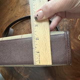 The Swan Crossbody - Vintage Burberry in Nova Check/Brown Leather