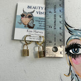 LV Lock Charm Earrings
