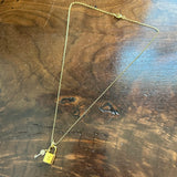 Repurposed LV Necklace