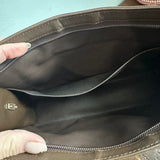The Swan Crossbody - Vintage Burberry in Nova Check/Brown Leather