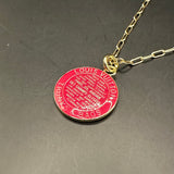 Repurposed LV Necklace