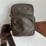 The Parrot Crossbody - Monogram in Brown