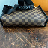 The Swan Crossbody - Vintage Damier in Black