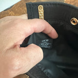 The Junco Crossbody Bag with Gold Handles - Black Dior