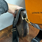 The Dove Crossbody - Vintage Monogram LV in Black
