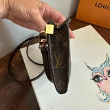 The Junco Crossbody - Vintage LV Monogram in Dark Brown