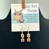 Upcycled LV Earrings