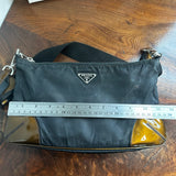 The Junco - Vintage Prada Shoulder Bag in Black/Bronze