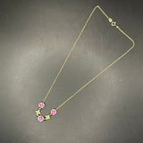 LV Charms on Dainty Necklace