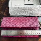 The Junco Wallet/Crossbody - Vintage GG in Purple