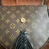 The Dove Crossbody - Vintage Monogram LV in Black