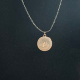 Upcycled LV Necklace