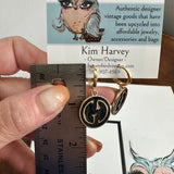 Black/Gold GG Earrings