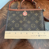 The Cygnet Crossbody - Vintage Monogram in Whiskey
