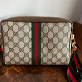 The Junco - Brown Vintage GG Crossbody