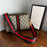 The Junco - Brown Vintage GG Crossbody