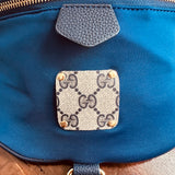Navy Nylon GG Sling Bag
