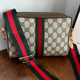 The Junco - Brown Vintage GG Crossbody